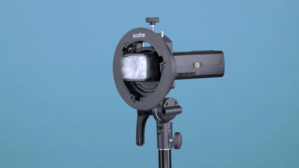Bowens adapter holder mount bracket for speedlight on camera flash