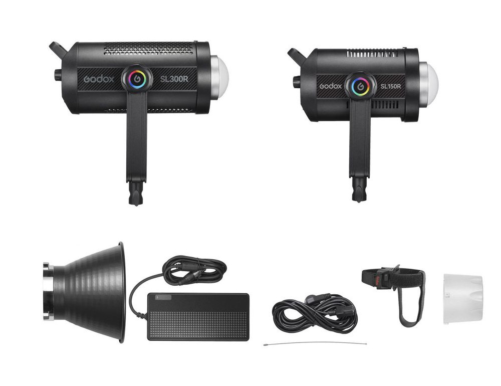 Godox SL300R SL150R RGB LED video light what’s included in the kit