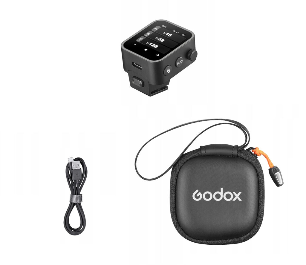 Godox X3 Xnano touchscreen flash trigger what's included in the kit