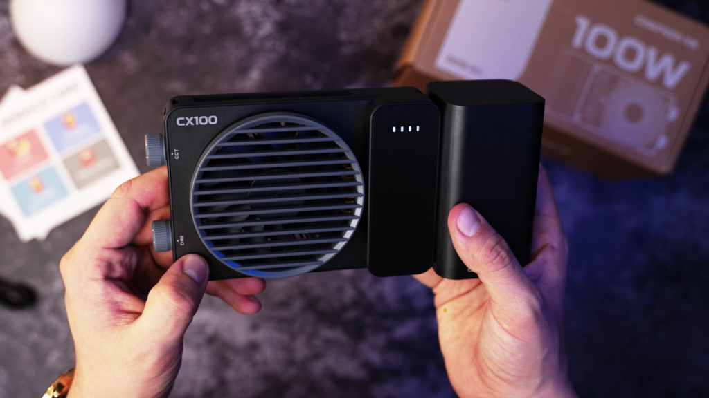 ZHIYUN CINEPEER CX100 pocket led cob light unboxing