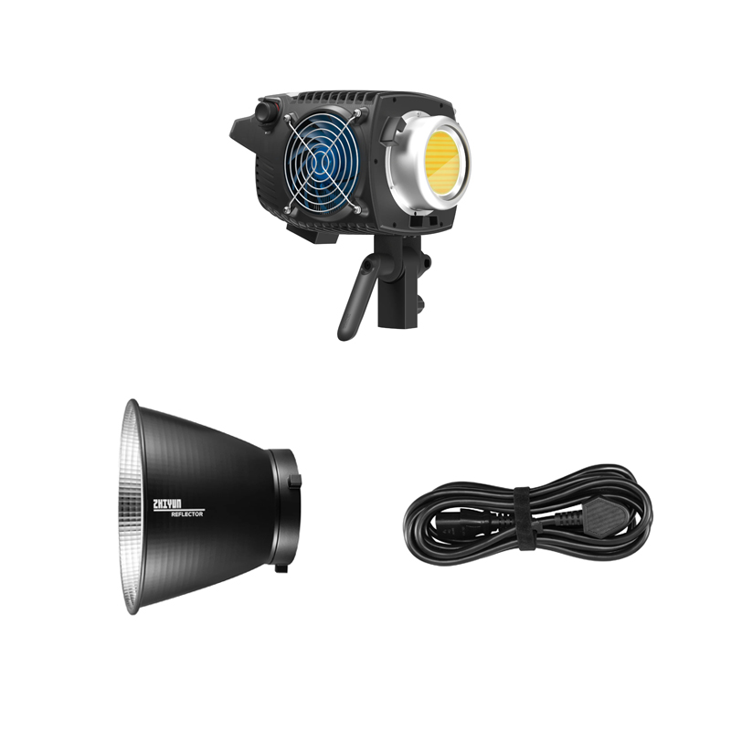 ZHIYUN Molus B-series compact studio bi-color bowens COB LED lights B100 B200 B300 B500 what's included in the kit
