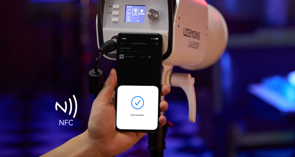 Godox LITEMONS LA300R COB LED RGB Creative Video Lights NFC pairing
