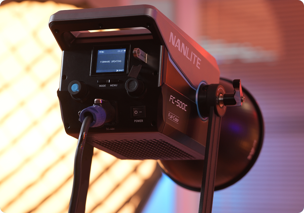 NANLITE FC-500C COB LED RGB bi-color video light