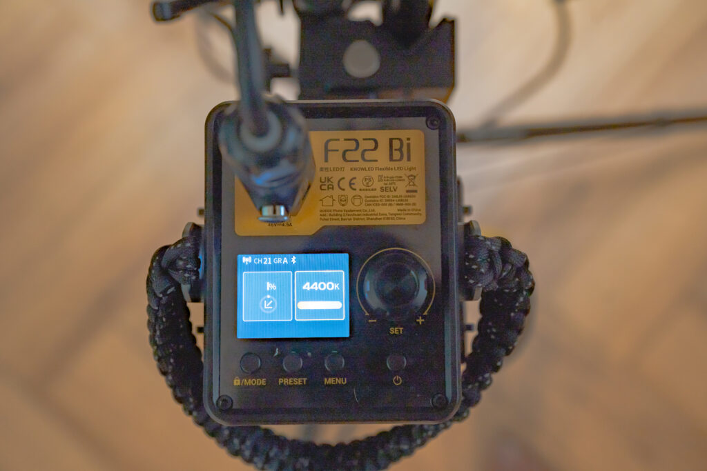 Godox KNOWLED F200Bi flexible cine video led panel light mat review