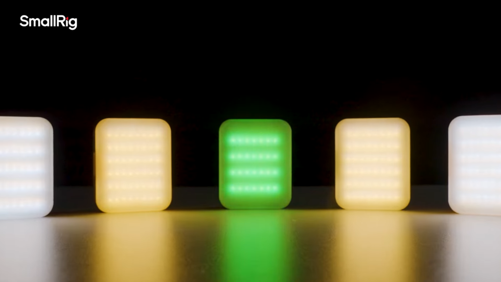SmallRig Vibe P96 Pro bi-color P108 Pro RGB compact pocket mini on-camera led video lights