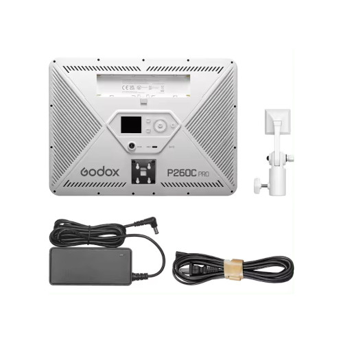 Godox P260C bi-color ultra slim LED panel light what's included in the kit