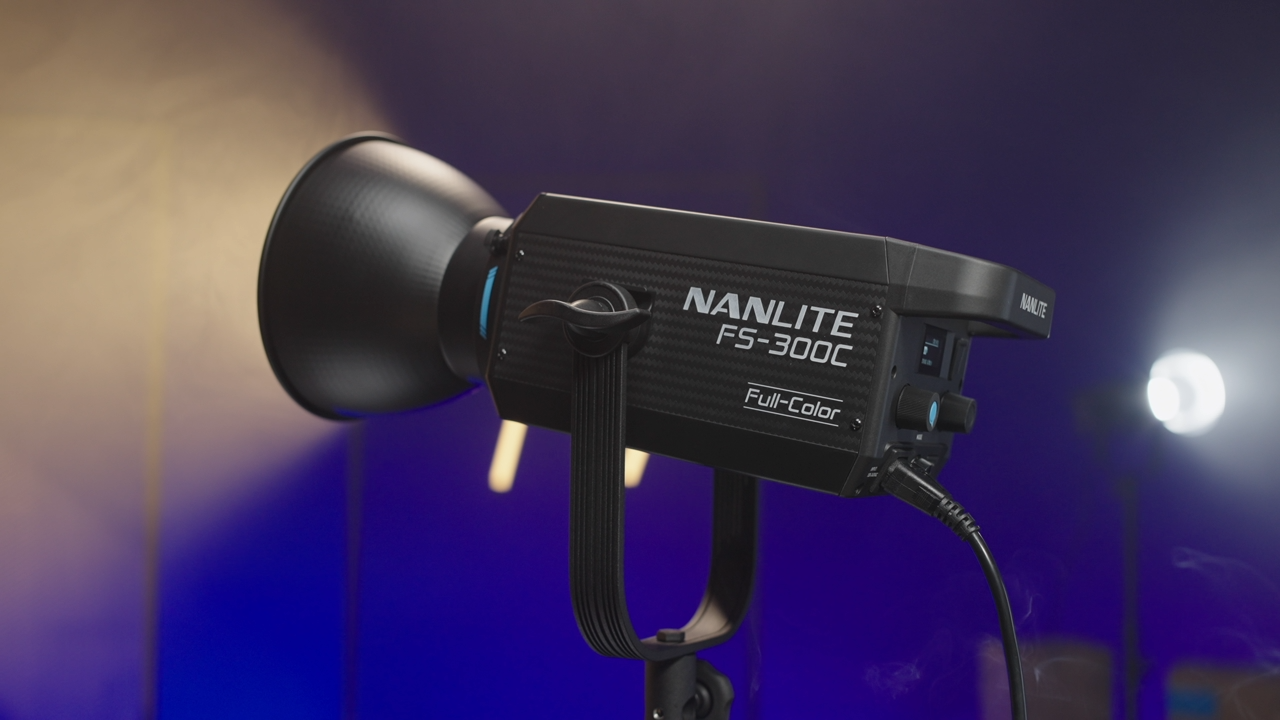 NANLITE FS-300C COB RGB Bi-Color LED video Bowens light 