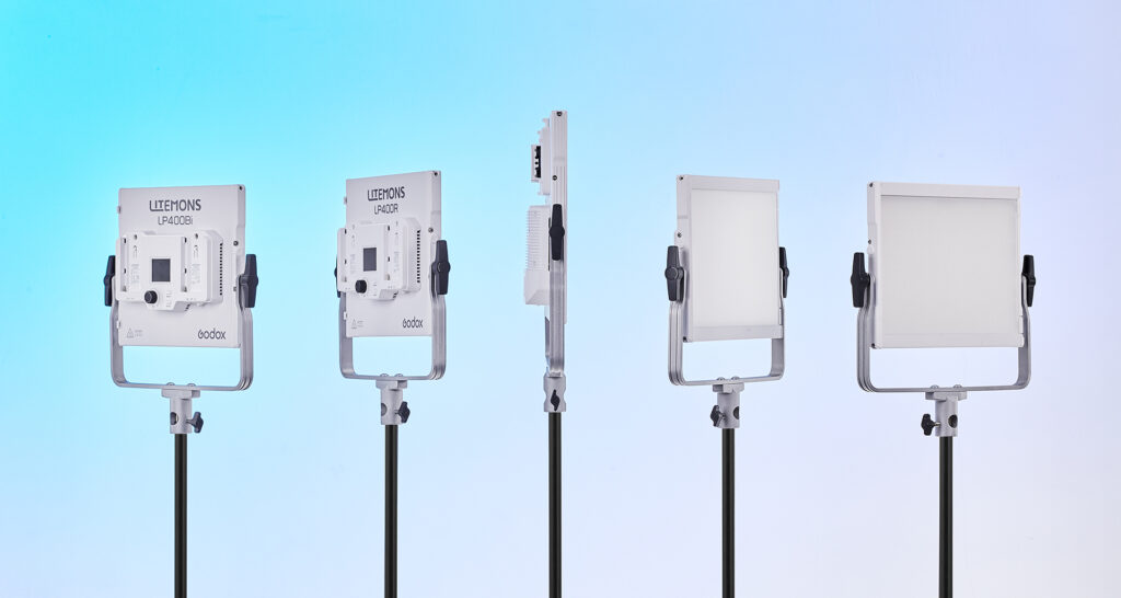 Godox LP400Bi LP400R LP600Bi LP600R LP1200Bi LP1200R Litemons LP series sleek LED panel lights for creators