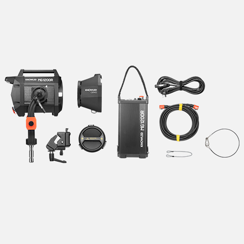 Godox KNOWLED MG1200R professional production full-color RGB COB LED light what's included 