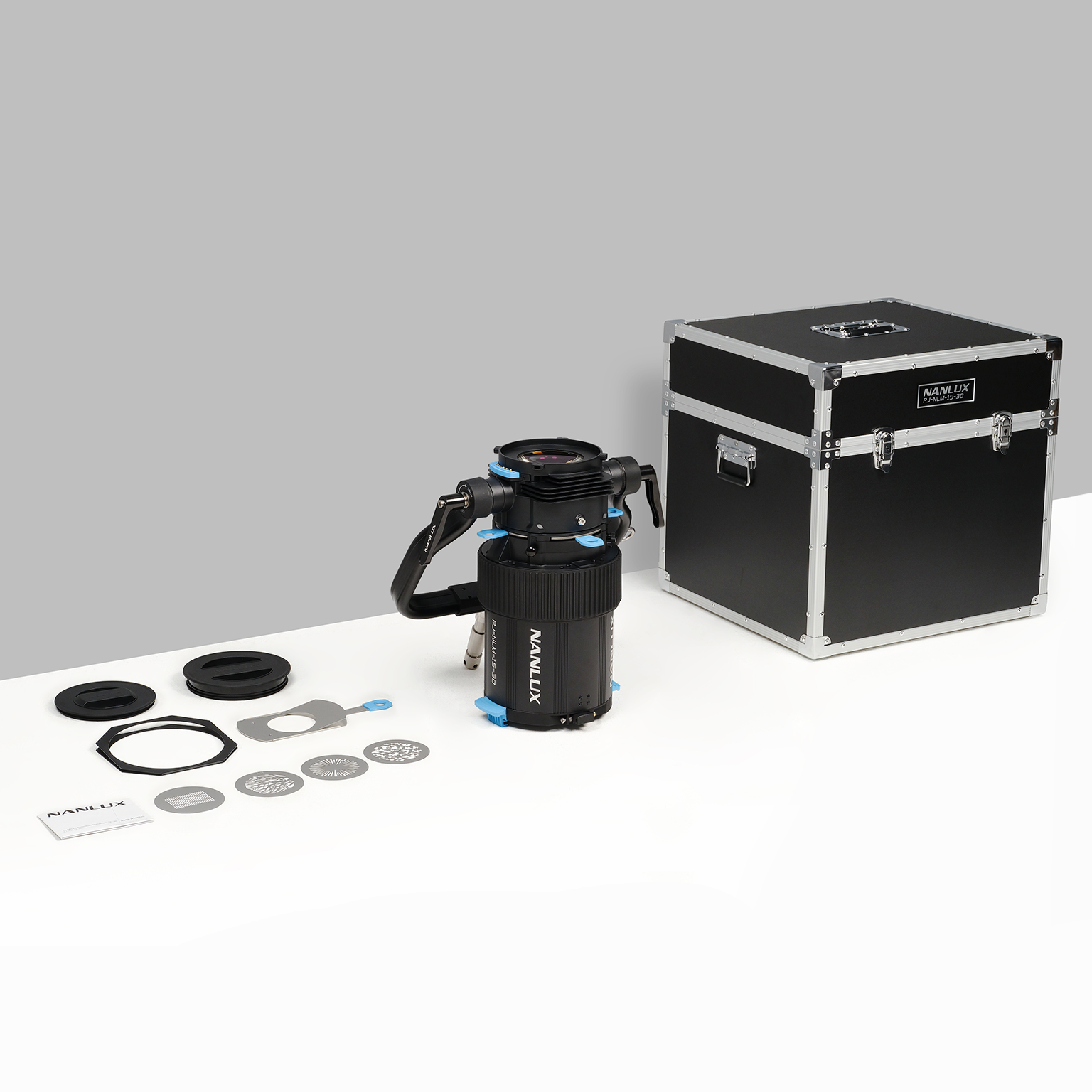 Nanlux NL Mount Projection Spotlight Attachment 15-30° for Evoke series LED what's included in the kit