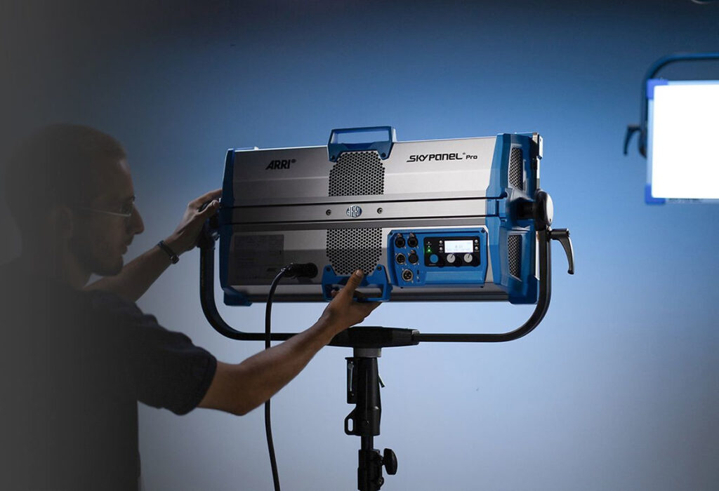 ARRI SkyPanel S60 Pro RGBW full color professional video production and filmmaking cine led panel light