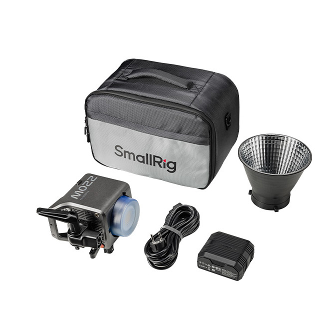 SmallRig RC 220 Pro COB LED video lights Daylight Bi Color what's included in the kit