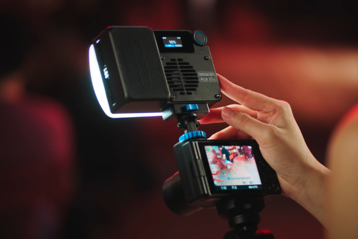 amaran Ace 25x 25c portable LED panel lights for content creators