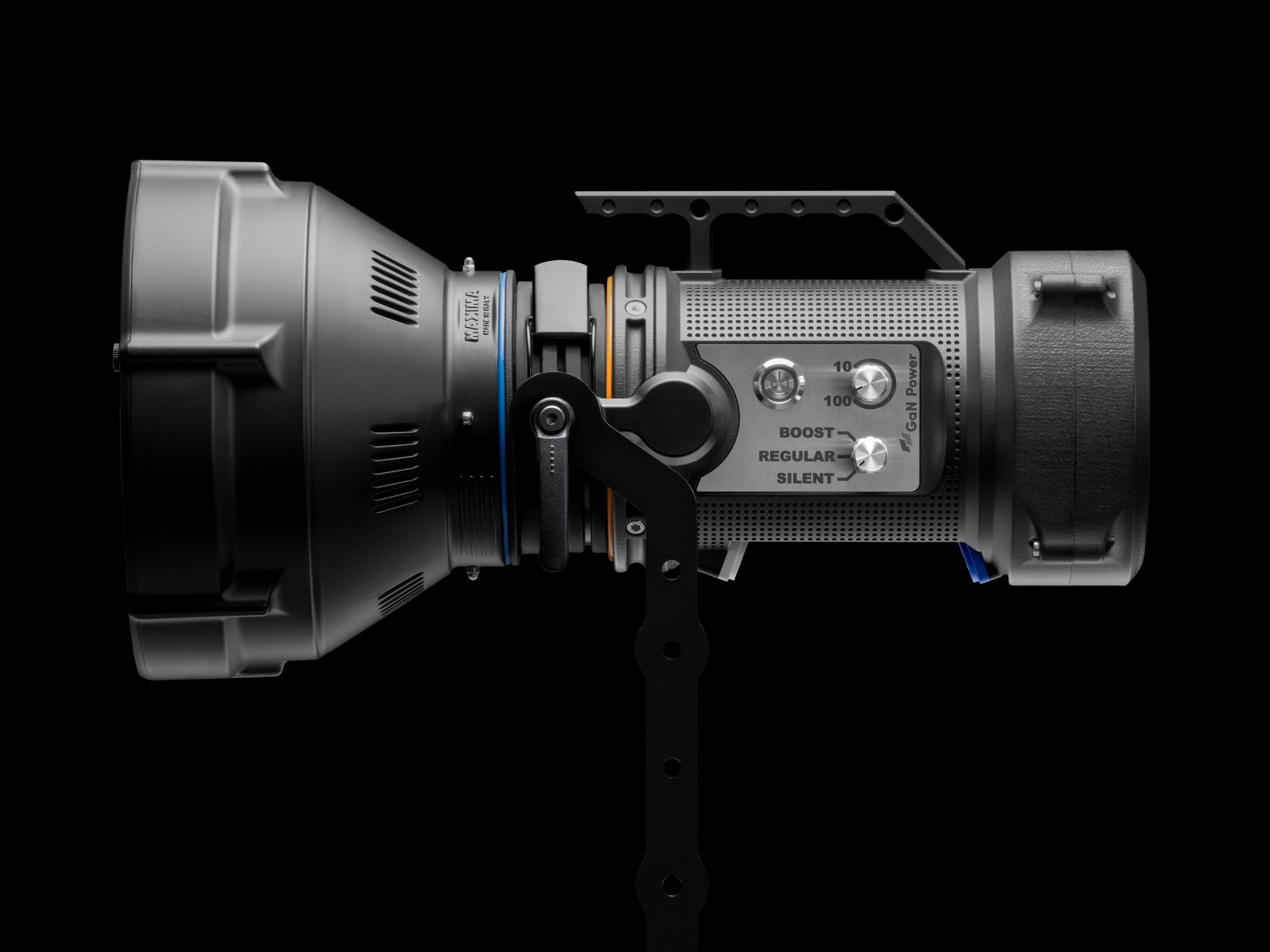 Maxima 6 GaN MKII professional COB LED cinema video light side view