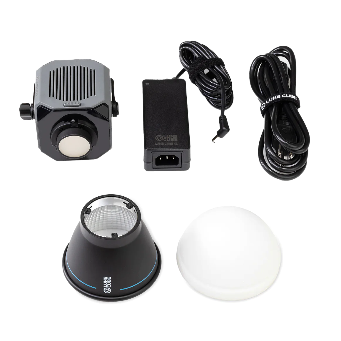 Lume Cube XL 60 W COB RGB LED video and photography light for content creators what's included in the kit