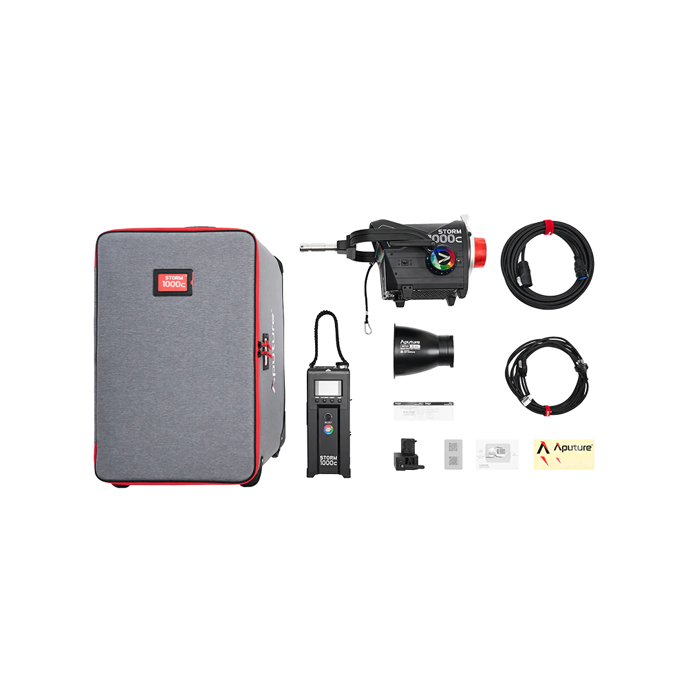 Aputure STORM 1000c full color professional BLAIR-CG COB LED light what's included in the kit