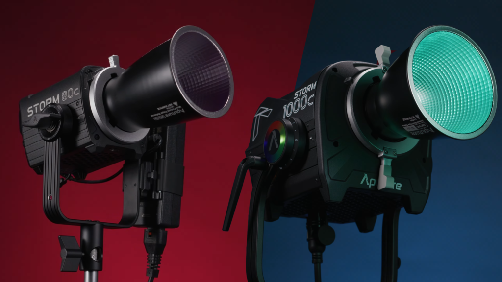 Aputure STORM 80c 1000c full color professional BLAIR-CG COB LED lights