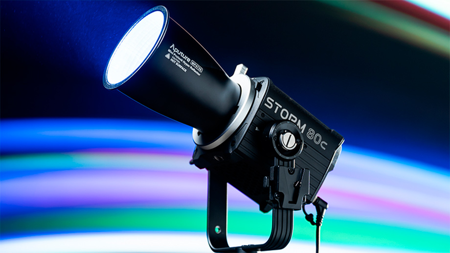 Aputure STORM 80c full color compact professional BLAIR-CG COB LED light