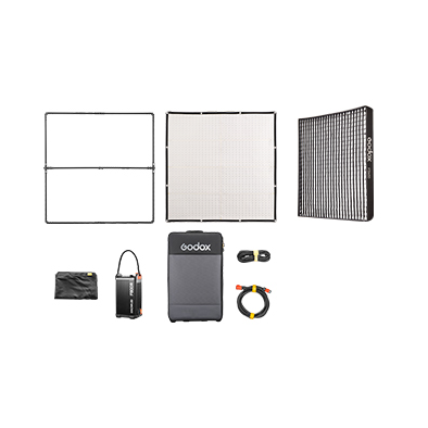 Godox KNOWLED F800R full color flexible LED panel mat lights what's included in the kit