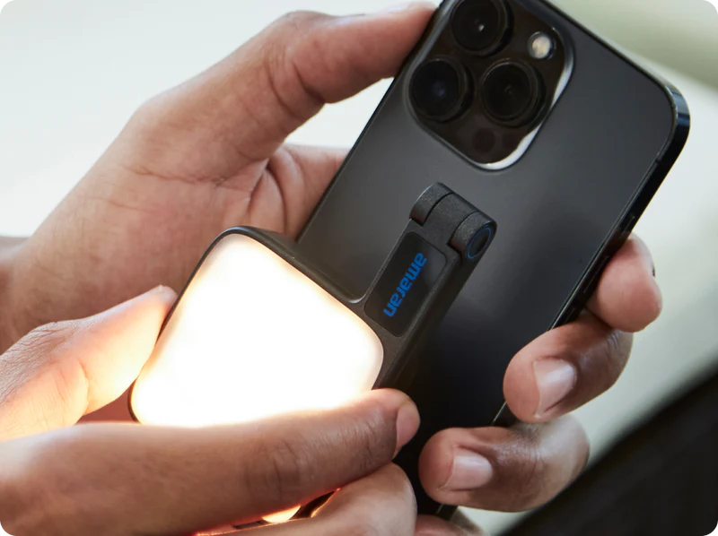 amaran go MagSafe mobile magnetic LED light for content creators
