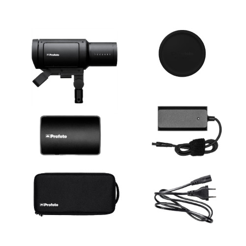 Profoto Pro-B3 professional outdoor battery powered flash what's included in the kit