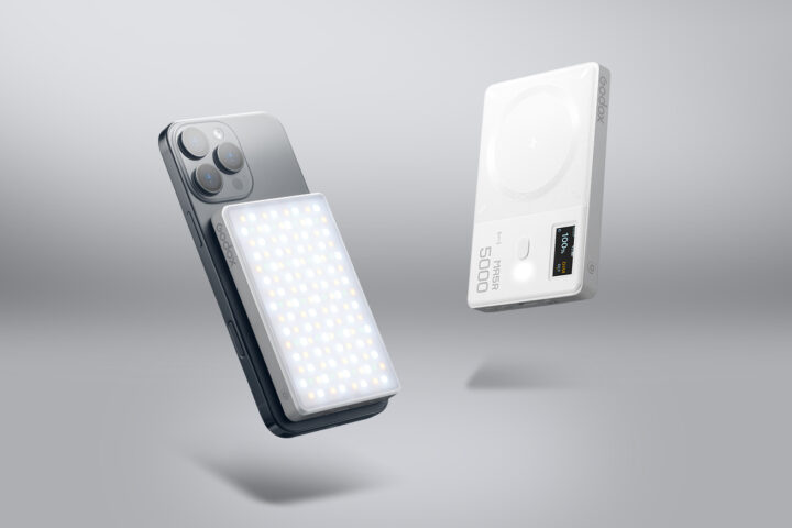 Godox MA5R compact pocket bi-color rgb led light wireless charging for MagSafe smartphones