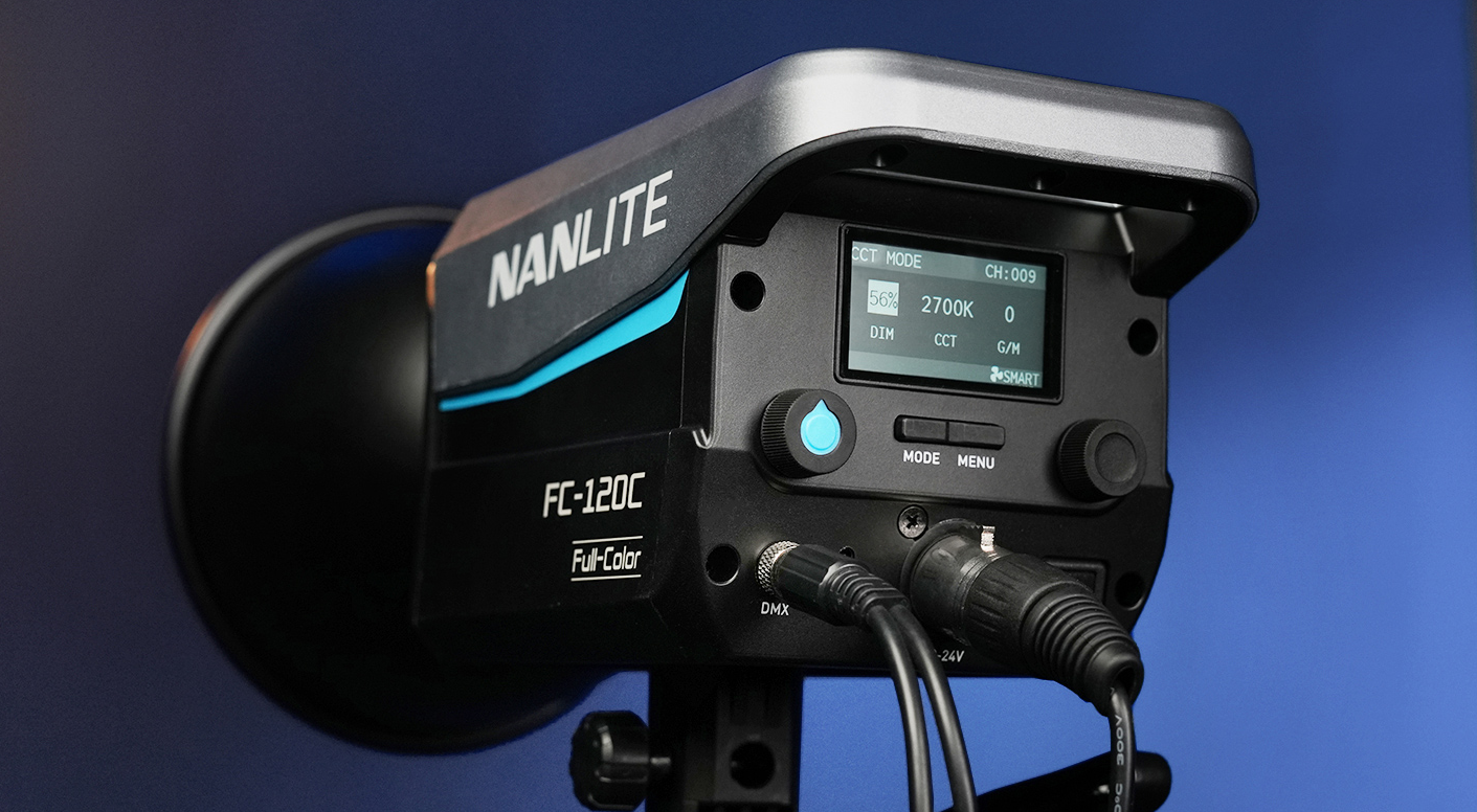 Nanlite FC-120C full color RGBW COB LED light back screen